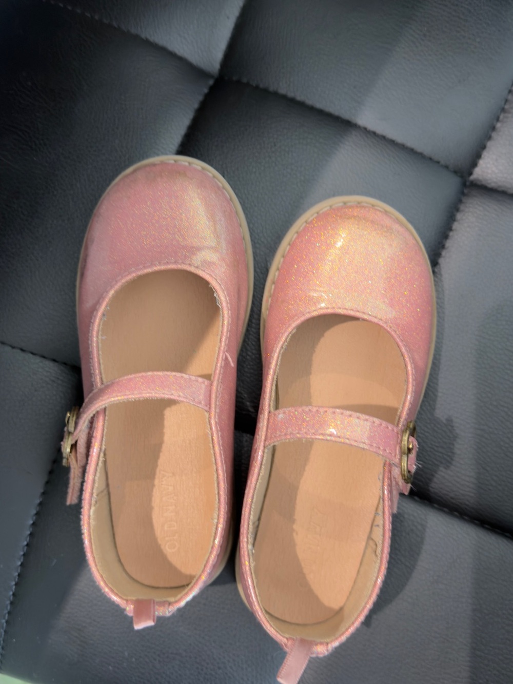 Girls Sparkle Mary Jane Shoes - Pink
